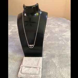 Authentic Gucci heart necklace